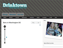 Tablet Screenshot of dc.drinktown.com
